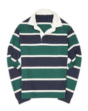 Uniqlo - Green/Blue Rugby Sweater M