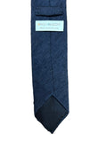 Paolo Albizzati - Navy 3-Folded Shantung Silk Tie