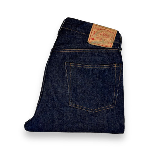Boncoura - Dark Blue High Rise 5-Pocket Jeans 32/32