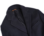 Morris - Navy Single-Breasted Wool Coat 50