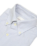 Shirtonomy - Blue/White Striped OCBD Shirt 39