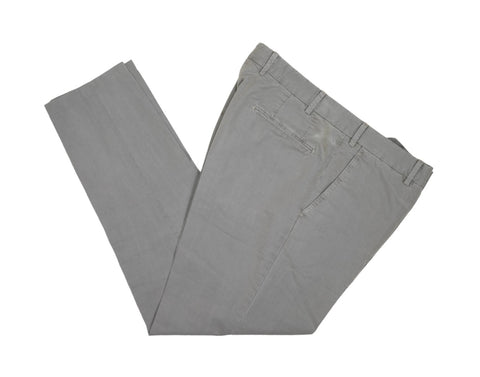 Santaniello - Grey Mid Rise Cotton Trousers 52