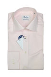 Stenströms - Pale Pink Twofold Cotton Twill Shirt 40