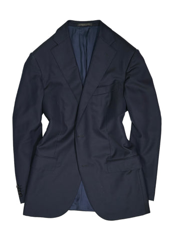 Corneliani - Navy 3-Piece Full Canvas Super 160s Wool Suit 50