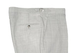 Götrich – Grey Pleated High-Rise Fresco Wool Trousers Unhemmed 54