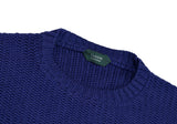 Zanone - Blue Chunky Virgin Wool Knit M