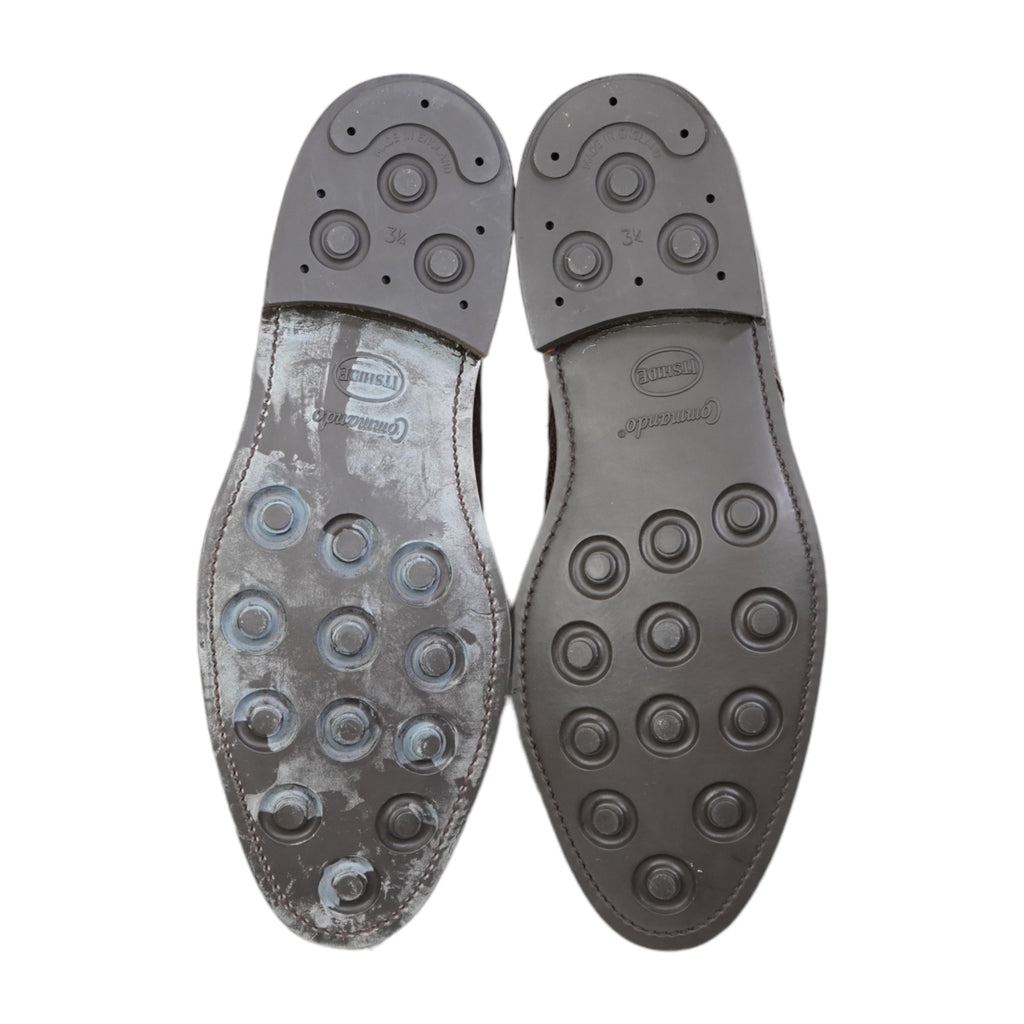 Sanders Brown Grained Leather Boots UK 7/ EU 41 Vangelis