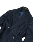 Rose & Born – Navy DB. Loro Piana Flannel Merino Wool Sports Jacket 54