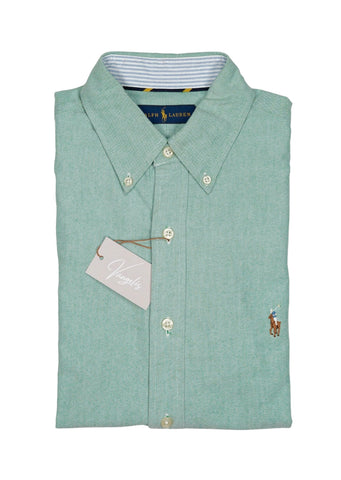 Polo Ralph Lauren - Pale Green BD. Oxford Shirt M