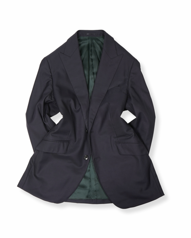 Lund & Lund - Navy Super 130's Wool Suit Jacket 50
