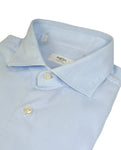 Barba Napoli - Light Blue Spread Collar Shirt 42