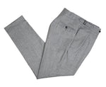 Eidos - Grey Wool Flannel High Rise Trousers 50