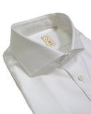Stenströms - Crisp White Double Cuff Twill Shirt 44 (Reg)