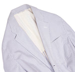 Ralph Lauren - Blue/White Striped Seersucker Sports Jacket 54
