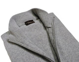 Morgano - Grey Merino Wool/Cashmere Halfzip 50