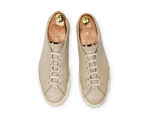CQP - Taupe Leather Sneakers 42
