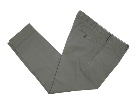 PT01 - Olive Mid-Rise Cotton Chinos 54