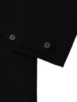 DAY - Black Water-Repellent Raglan Macintosh Coat 50