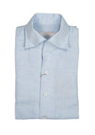 Yeossal - Blue One-Piece Collar Cotton Shirt 40