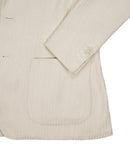 Corneliani - Ivory Silk/Cotton Sports Jacket 48