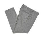 Incotex - Grey Mid-Rise Super 100's Wool Flannel Trousers