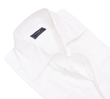 Moreau - White Herringbone Cotton Twill Shirt 39