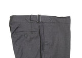 Anthracite Mid Rise Flannel Wool Trousers 50