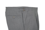 Cavour - Grey Wool/Cotton Single Pleated Trousers 52