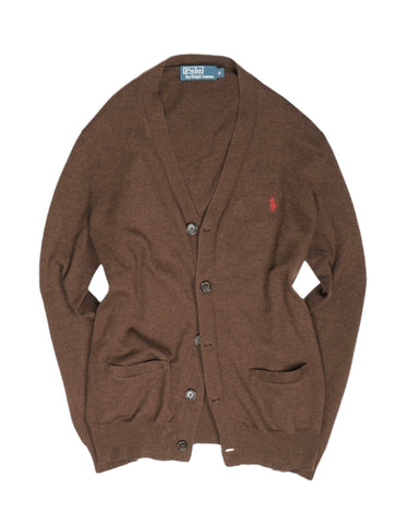 Polo Ralph Lauren - Brown Wool Cardigan S