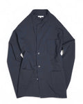 Engineered Garments - Dark Navy Mandarin Collar Wool Overshirt M