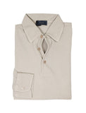 Moreau - Sand Pique One-Piece Collar Popover Shirt S-L