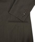 Canali - Dark Brown Wool Overcoat 50 Reg.