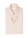 100 Hands - Peach Striped Poplin Cotton Shirt 39