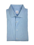 Lund & Lund - Spread Collar Chambray Cotton Shirt 42 (Short Sleeves)
