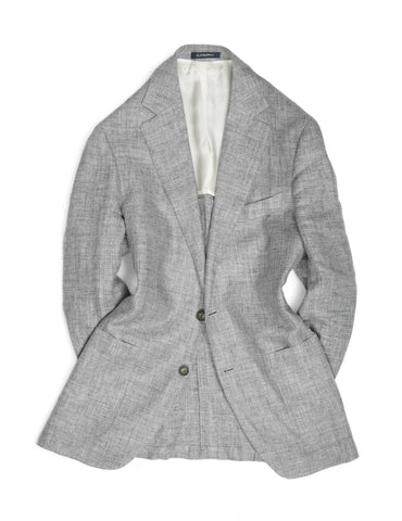 Suitsupply - Light Grey Linen Sports Jacket 50