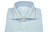 Avino Napoli - Light Blue Cotton Jersey Shirt 41-43