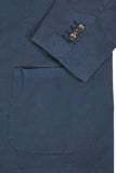 Suitsupply - Washed Blue Cotton Sports Jacket 48
