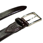 Oscar Jacobson - Brown Leather Belt 90 cm