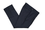 Baltzar Sartorial - Navy High Rise Pleated 110's Wool Trousers 52