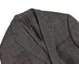 Benvenuto - Brown Checked Wool/Cashmere/Angora Flannel Sports Jacket 52