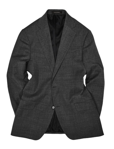 Oscar Jacobson - Dark Grey Super 120's Wool Sorts Jacket 148