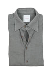 Shirtonomy - Grey Cotton BD. Flannel Shirt 40