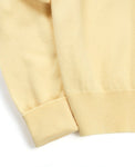Rubato - Pale Yellow Lambswool V-Neck Knit M