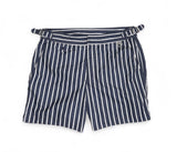 Ralph Lauren Purple Label - Navy/White Striped Swim Shorts S