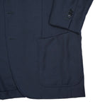 Caruso for Gabucci - Navy Loro Piana Super 130's Wool Sports jacket 56