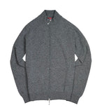 Altea - Grey Virgin Wool Full Zip Cardigan S