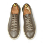 Sweyd - Dark Taupe Leather Sneakers 42