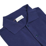 Heritage - Blue Cotton Short Sleeve Polo S