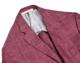 Corneliani - Dark Red Wool/Silk/Linen Sports Jacket 48