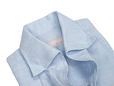 Yeossal - Blue One-Piece Collar Cotton Shirt 40